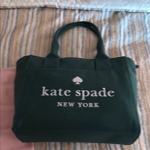 BNWT! Kate  spade Green canvas Tote Bag